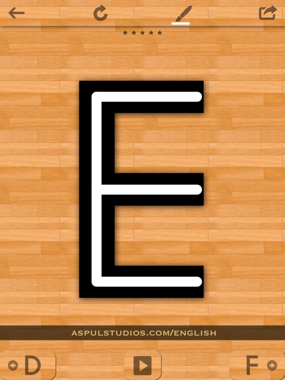 capital-letters - E