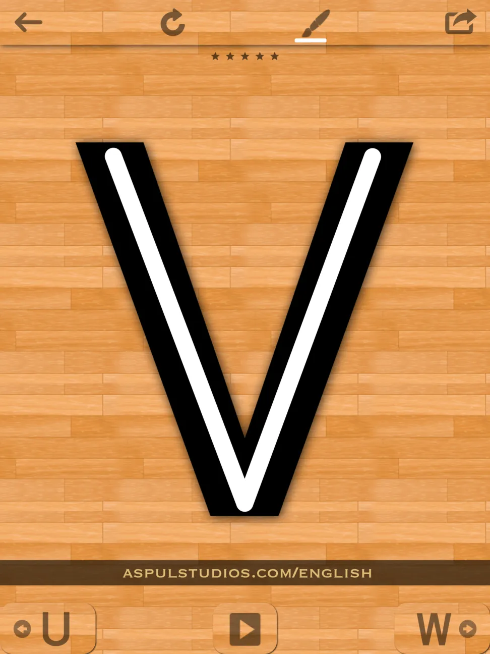 capital-letters - V