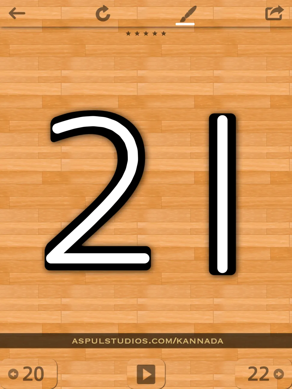 numbers - 21